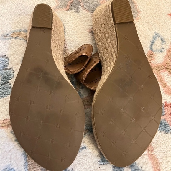 Jack Rogers Women's Brown Wedge Sandals - Picture 3 of 5